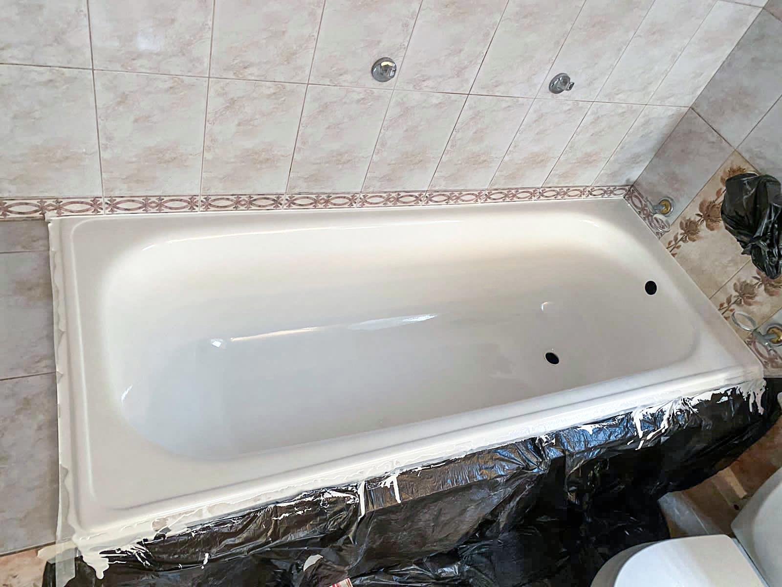 Реставрация ванн мрамором